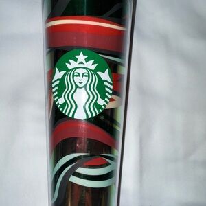 Starbucks Rinbon Strips 2021 Christmas Tumbler